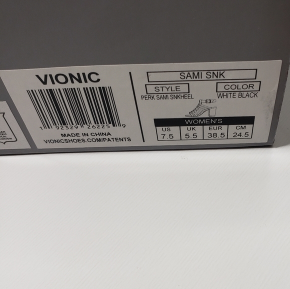 Vionic Sami Snakeskin Leather Strappy Stacked Heel Coushioned Gladiator Sandals - Picture 4 of 16